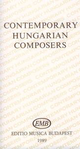 CONTEMPORARY HUNGARIAN COMPOSERS LIVRE SUR LA MUSIQUE