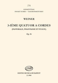 STREICHQUARTETT NR. 3 OP. 26 MUSIQUE D'ENSEMBLE