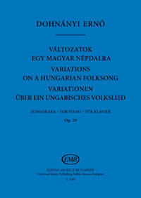 VARIATIONEN UBER EIN UNGARISCHES VOLKSLIED OP. 29 PIANO