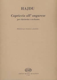 CAPRICCIO ALL'ONGARESE FUR KLARINETTE UND ORCHES CLARINETTE