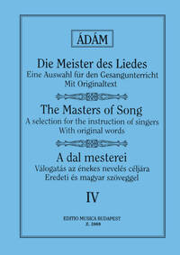 DIE MEISTER DES LIEDES IV ALTE ITALIENISCHE, FRAN CHANT