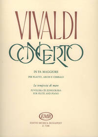 CONCERTO IN FA MAGGIORE LA TEMPESTA DI MARE PER FLUTE TRAVERSIERE