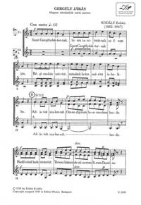 ST. GREGORY'S DAY CHANT