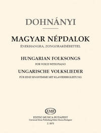 UNGARISCHE VOLKSLIEDER CHANT