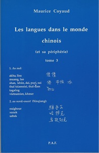 Les langues dans le monde chinois, Tome 3  (et sa périphérie)