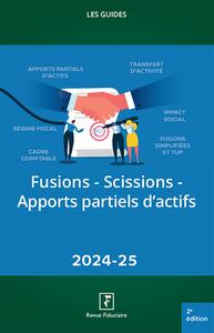 FUSIONS-SCISSIONS-APPORTS PARTIELS 2024-25