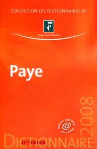 DICTIONNAIRE PAYE 2008