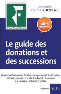 Le guide des donations et des successions 2016