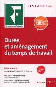 DUREE ET AMENAGEMENT DU TEMPS DE TRAVAIL 2017