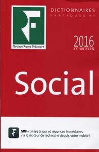 DICTIONNAIRE SOCIAL 2016