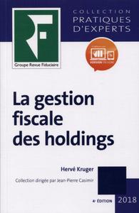 GESTION FISCALE DES HOLDINGS 2018