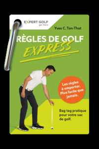 REGLES DE GOLF EXPRESS - BAG TAG PRATIQUE POUR VOTRE SAC DE GOLF