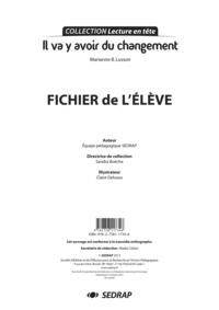 IL VA Y AVOIR DU CHANGEMENT - LE FICHIER