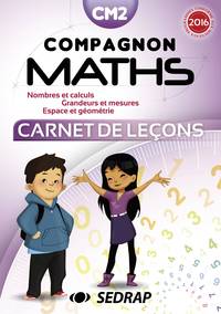 COMPAGNON MATHS - CARNET DE LECON - CM2