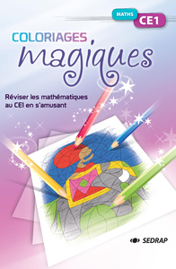 Coloriages magiques CE1, Mathématiques, Fichier photocopiable