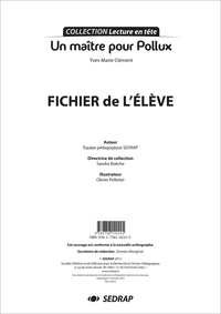 MAITRE POUR POLLUX - FICHIER