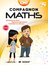 Compagnon maths CM1, Manuel de l'élève + carnet de leçon