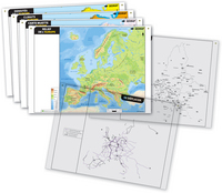 4 CARTES EUROPE + 2 CALQUES