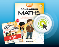 Compagnon maths CM1, 10 manuels papier + version interactive