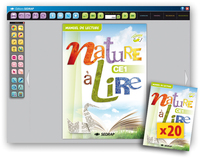 Nature à lire CE1, 20 manuels papier + manuel numérisé