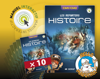 Les Reporters Histoire CM1/CM2, 10 manuels papier + version interactive