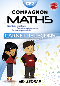 Compagnon maths CE2, Lot de 5 carnets de leçon
