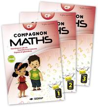 Compagnon maths CP, Fichier de l'élève en 3 volumes                                                                     