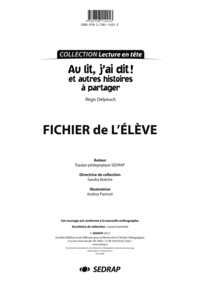 Au lit, j'ai dit ! et autres histoires à partager - Le fichier d'exploitation