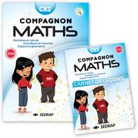 Compagnon maths CE2, 20 manuels papier + version interactive
