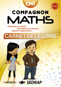 Compagnon maths CM1, Lot de 5 carnets de leçon