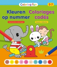 BLOC COLORIAGE - COLORIAGES CODES (5-7 A.)