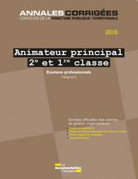 Animateur principal  2e et 1re classe 2016