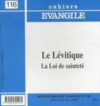 CE-116 - Le lévitique, la loi de sainteté