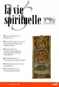 VIE SPIRITUELLE N772