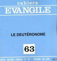 CE-63 - Le deutéronome