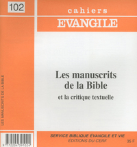 CE-102 - Les manuscrits de la Bible et la critique textuelle