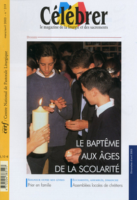 BAPTEME AUX AGES DE LA SCOL