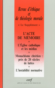 REVUE D'ETHIQUE ET DE THEOLOGIE MORALE 210
