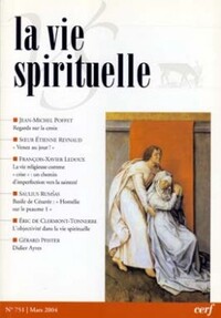 VIE SPIRITUELLE N751