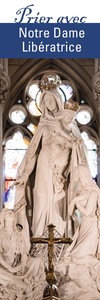 Signet "Prier avec" Notre dame Libératrice - Lot de 10