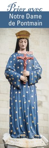Signet "Prier avec" Notre Dame de Pontmain - Lot de 10