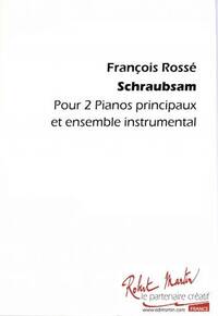 SHRAUBSAM --- 2 PIANOS ET ENSEMBLE INSTRUMENTAL