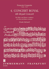 4EME CONCERT ROYAL - FLUTE AND BASSO CONTINUO.