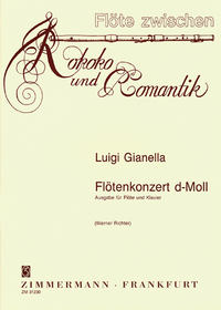 FLOTE ZWISCHEN ROKOKO UND ROMANTIK - CONCERTO EN RE MINEUR - FLUTE AND ORCHESTRA. REDUCTION POUR PIA