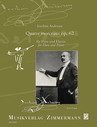 THE KYLE DZAPO SERIES - QUATRE MORCEAUX OP. 62 - OP. 62. FLUTE AND PIANO.