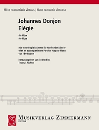 FLOTE ROMANTISCH VIRTUOS - ELEGIE - FLUTE AND HARP (PIANO).