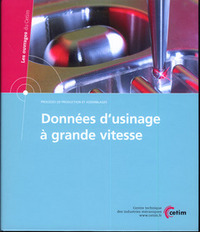 DONNEES D'USINAGE A GRANDE VITESSE LES OUVRAGES DU CETIM PROCEDES DE PRODUCTION ET ASSEMBLAGES 3D78