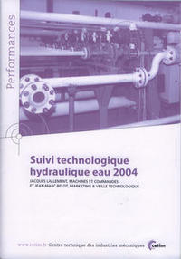 SUIVI TECHNOLOGIQUE HYDRAULIQUE EAU 2004