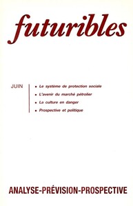 Futuribles 122, juin 1988. Le système de protection sociale