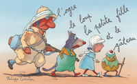 L'ogre le loup la petite fille et le gâteau